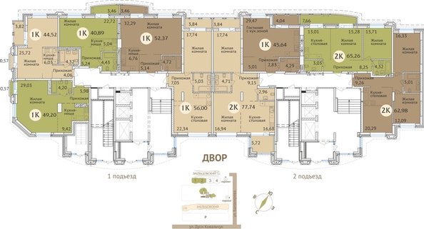 
  Продается 3-комн. квартира 170.7 м², в ЖК Заельцовский. Фото 21.