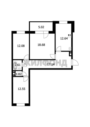 
  Продается 3-комн. квартира 76 м². Фото 15.