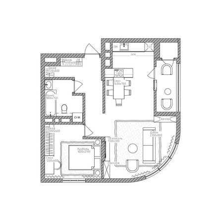 
  Продается 2-комн. квартира 61.6 м², в ЖК Беринг, дом 2. Фото 9.