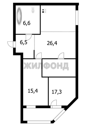 
  Продается 2-комн. квартира 72.2 м². Фото 30.