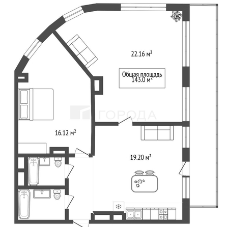 
  Продается 4-комн. квартира 143 м², в ЖК Оазис, 27/1, б/с 2,4,6. Фото 11.