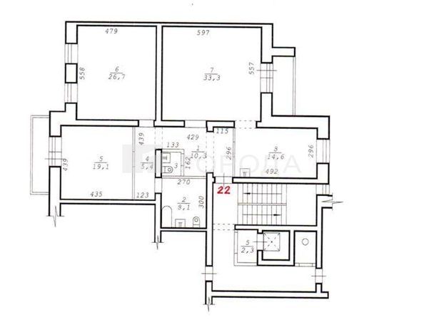 
  Продается 3-комн. квартира 120 м². Фото 11.