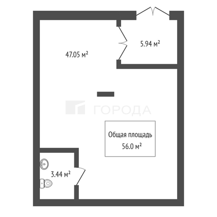
  Сдается универсальное помещение 56 м², в ЖК Цивилизация, дом 2. Фото 9.
