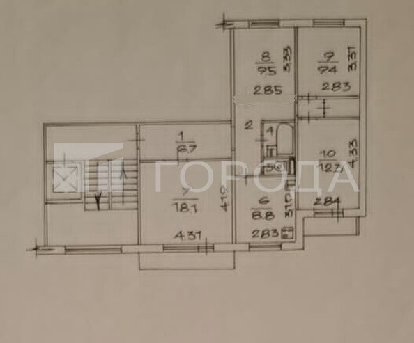 
  Продается 4-комн. квартира 79.6 м². Фото 2.