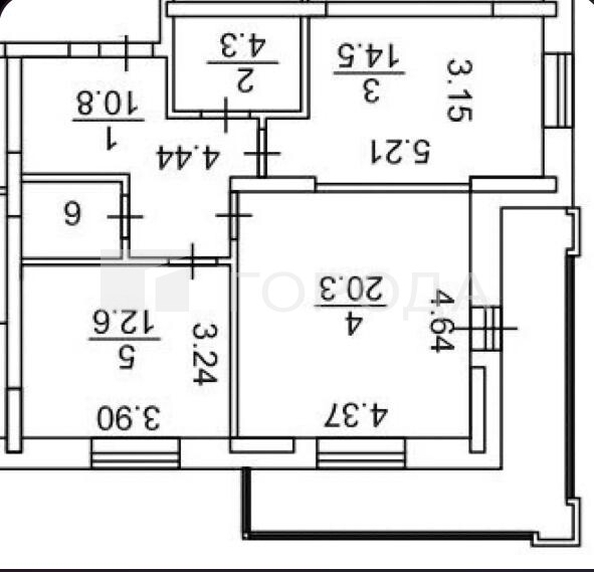 
  Продается 2-комн. квартира 78.8 м². Фото 1.