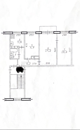 
  Продается 3-комн. квартира 57.5 м². Фото 8.