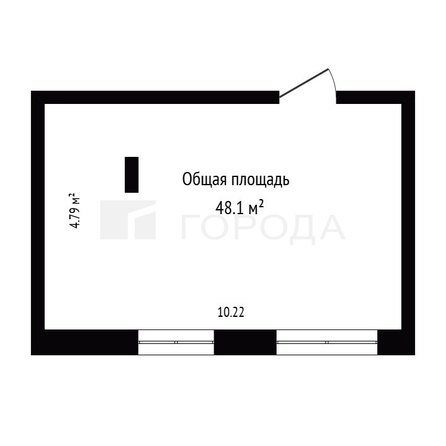 
  Продается универсальное помещение 48.1 м². Фото 9.