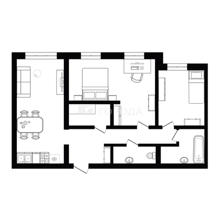 
  Продается 3-комн. квартира 84 м². Фото 27.