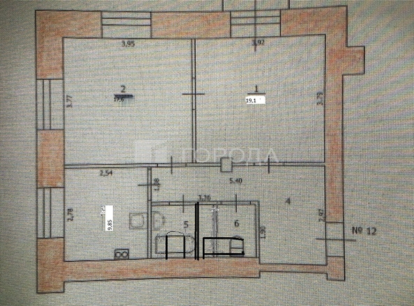 
  Продается 2-комн. квартира 62.1 м². Фото 18.