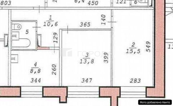 
  Продается 2-комн. квартира 53 м². Фото 11.