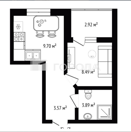 
  Продается студия 27.11 м². Фото 7.