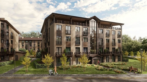 
  Продается 2-комн. квартира 40.6 м², в ЖК Альпийский квартал, 2 очередь. Фото 1.