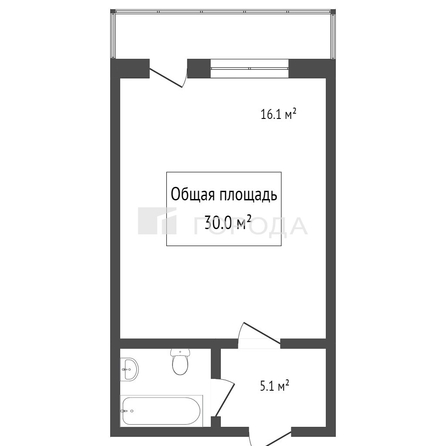 
  Продается студия 22.7 м². Фото 17.