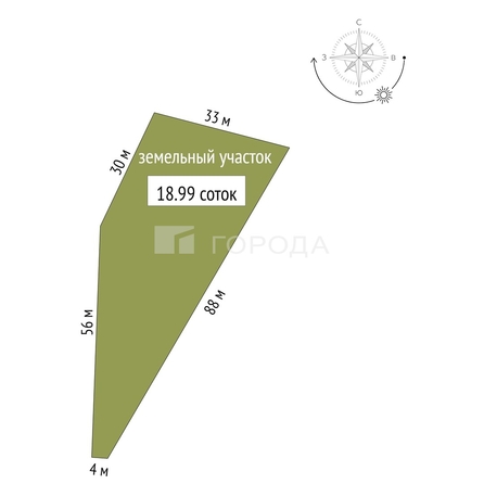 
  Продается земельный участок 19 соток. Фото 5.