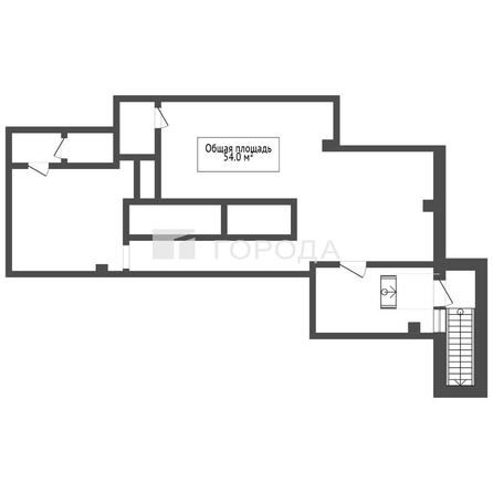 
  Продается универсальное помещение 54 м², в ЖК Ельцовский, 1-2 б/с. Фото 16.