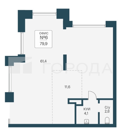 
  Продается офис 79.9 м². Фото 7.