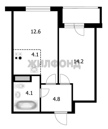
  Продается 2-комн. квартира 39.8 м², в ЖК Зоркий. Фото 19.