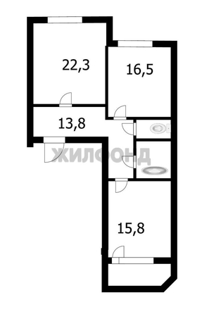 
  Продается 2-комн. квартира 74.8 м². Фото 21.