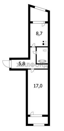 
  Продается 1-комн. квартира 32 м². Фото 12.