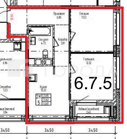 
  Продается 2-комн. квартира 54 м², в ЖК Мылзавод, дом 2. Фото 30.