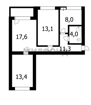 
  Продается 3-комн. квартира 67.4 м². Фото 2.