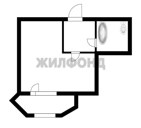 
  Продается 1-комн. квартира 35.3 м². Фото 21.