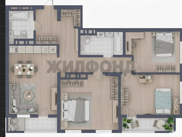 
  Продается 3-комн. квартира 93.3 м². Фото 25.