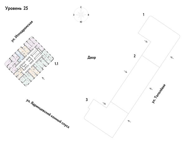 
  Продается студия 29.1 м², в ЖК Страна.Тополевая, к 1. Фото 1.
