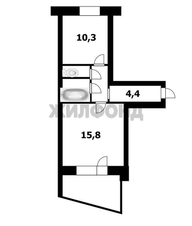 
  Продается 1-комн. квартира 37.2 м². Фото 2.