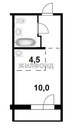 
  Продается студия 19.4 м². Фото 11.