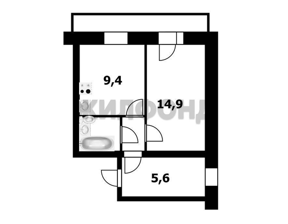 
  Продается 1-комн. квартира 35.2 м². Фото 21.