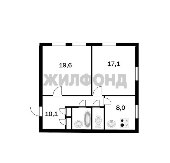 
  Продается 2-комн. квартира 60.4 м². Фото 2.