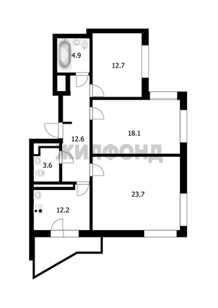 
  Продается 3-комн. квартира 87.8 м². Фото 15.