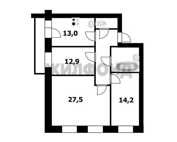 
  Продается 3-комн. квартира 82.3 м². Фото 21.