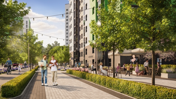 
  Продается 1-комн. квартира 36.29 м², в ЖК Эко-квартал на Кедровой, дом 5. Фото 3.