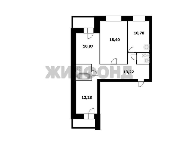 
  Продается 3-комн. квартира 72.4 м². Фото 2.