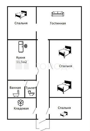 
  Продается дом 96 м². Фото 16.