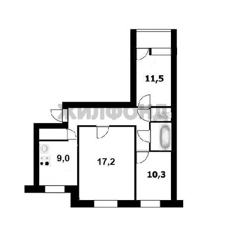 
  Продается 3-комн. квартира 63 м². Фото 13.