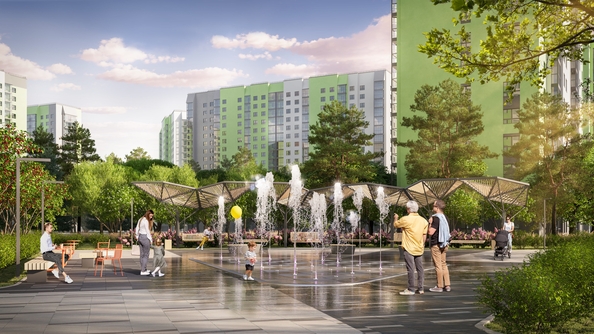 
  Продается 2-комн. квартира 52.84 м², в ЖК Эко-квартал на Кедровой, дом 5. Фото 5.