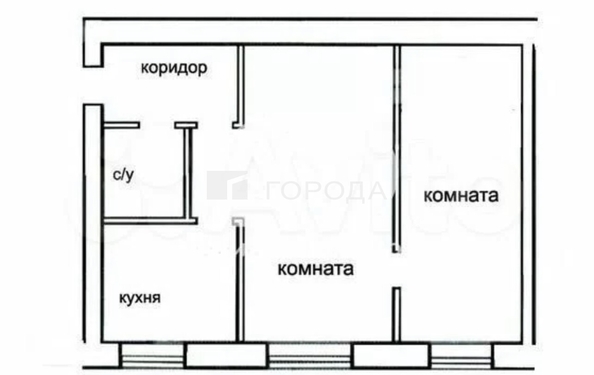 
  Продается 2-комн. квартира 45 м². Фото 10.