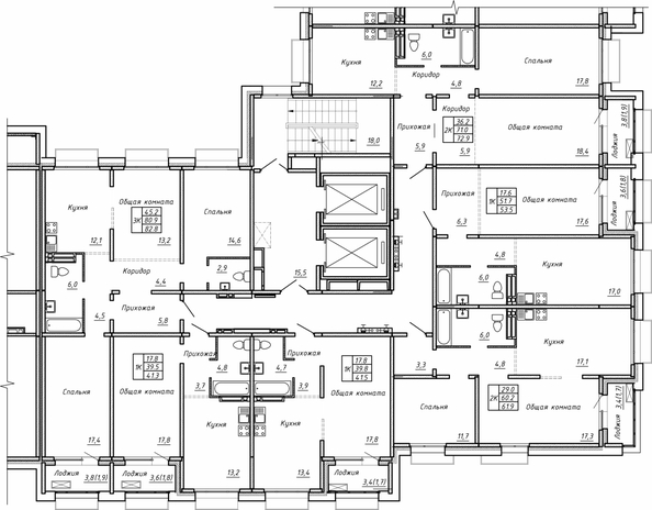 
  Продается 2-комн. квартира 72.9 м², в ЖК Гренландия, Лес дом №5. Фото 1.