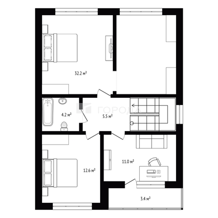 
  Продается коттедж 148.8 м², в КП Сибирские просторы. Фото 35.