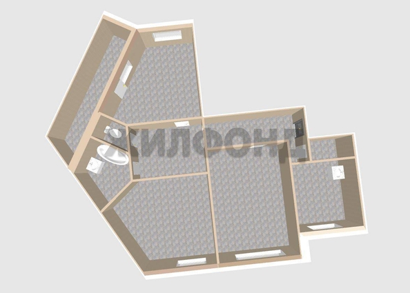 
  Продается 3-комн. квартира 78.5 м². Фото 9.