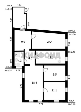 
  Продается дом 96.7 м². Фото 12.