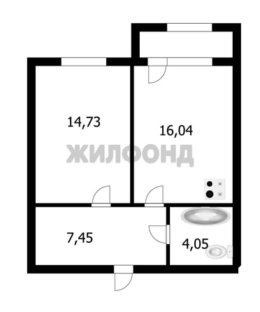
  Продается 1-комн. квартира 43 м². Фото 12.