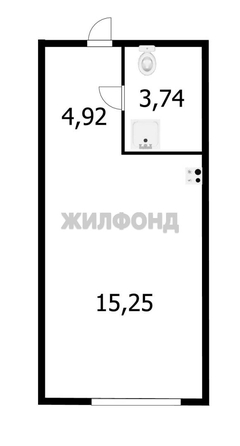 
  Продается апартамент 23.9 м², в АК Место. Фото 2.