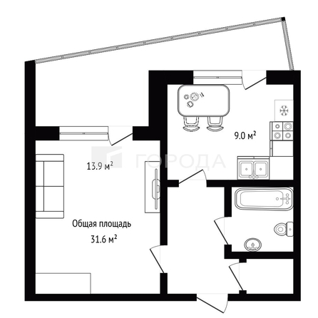 
  Продается 1-комн. квартира 31.6 м². Фото 16.