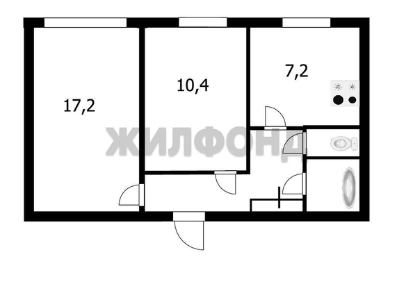 
  Продается 2-комн. квартира 42.9 м². Фото 20.