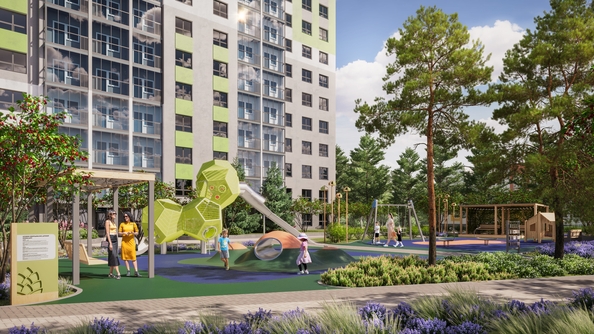 
  Продается 2-комн. квартира 53.7 м², в ЖК Эко-квартал на Кедровой, д 3 сек 2. Фото 2.
