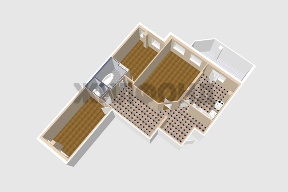 
  Продается 3-комн. квартира 80.1 м². Фото 23.